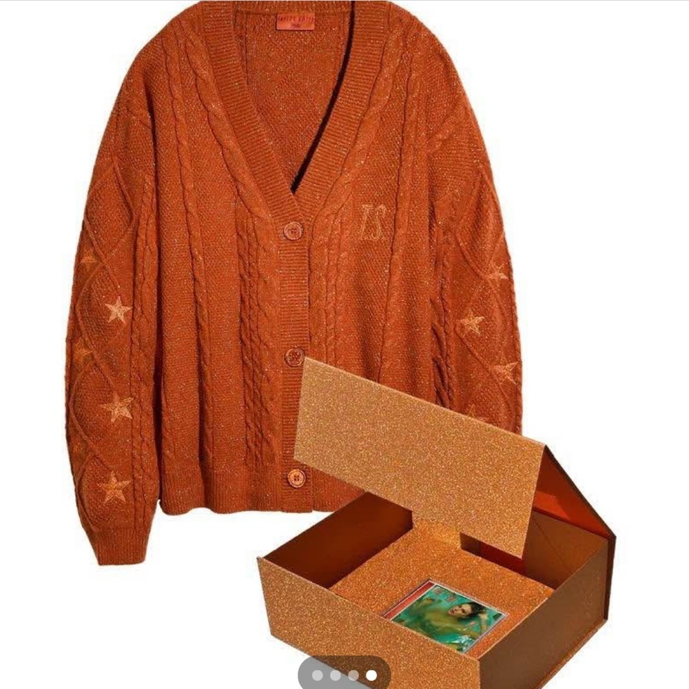 Taylor Swift Life of a Showgirl Orange Cardigan & CD New in Box
